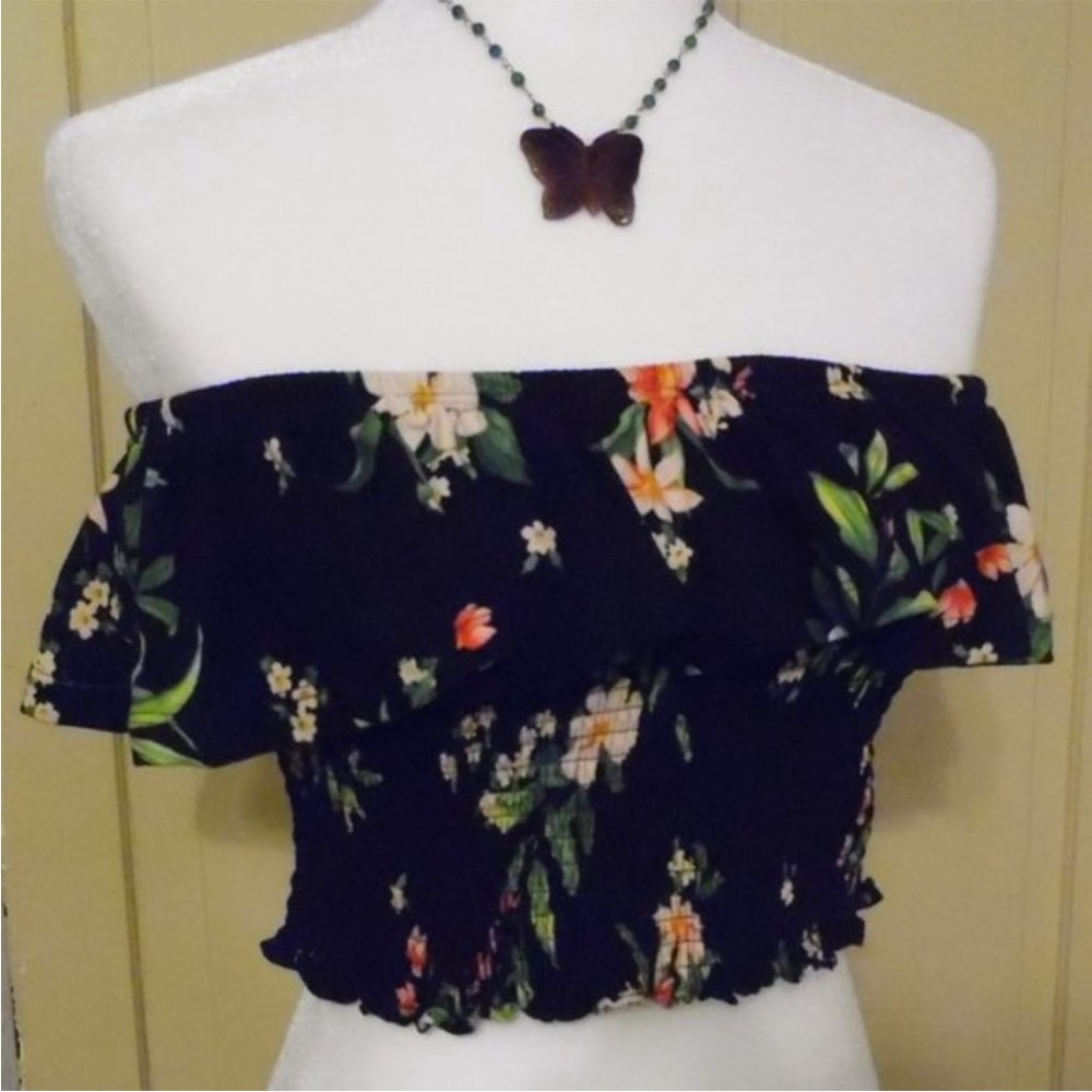 Boho Tropical Floral top